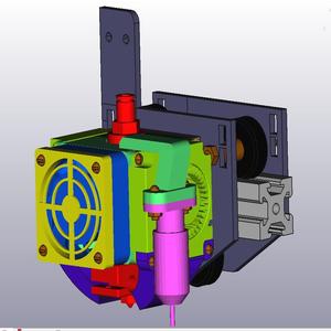 E3D V6 Hotend compleet setup for Tronxy