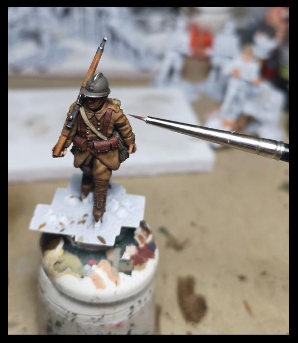 1940 french infantry free miniature and painting tutorial