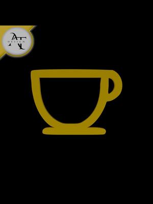 Simple Coffee Cup Symbol - 2D Art