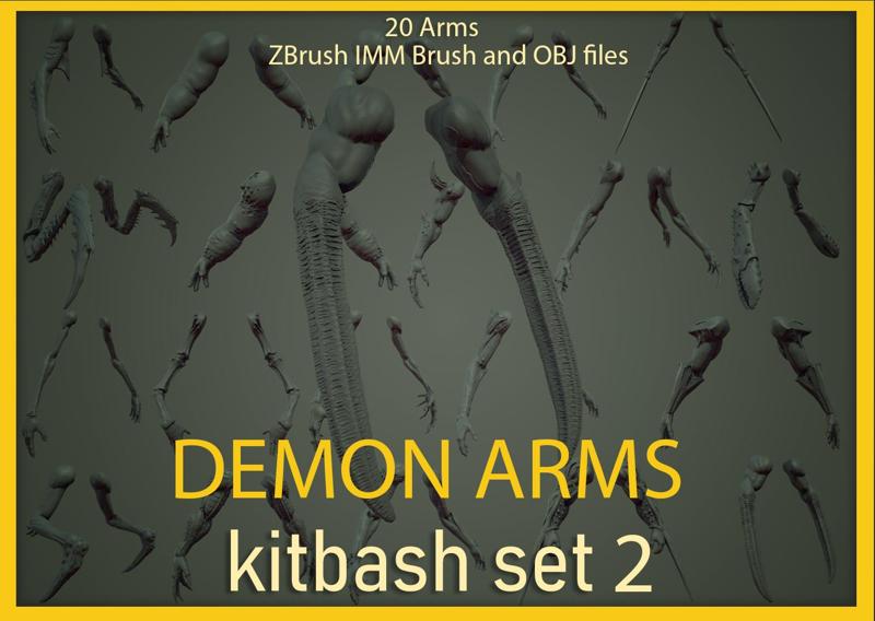 21 Demon Arms Kitbash set