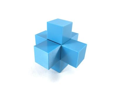 3 pieces cross puzzle