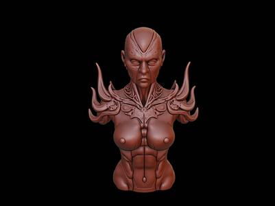 Hydra Beast Bust