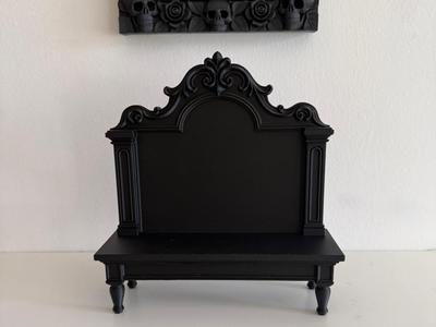 Gothic Cathedral Shelf Display for Dark Decor Goth