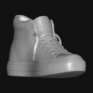 sneaker planter, container, pencil holder