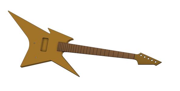 BC Rich Ironbird 5 string bass guitar
