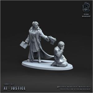 Tarot set - XI Justice