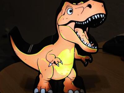 3D Printed Dinosaur Lightbox with 0.5m LED Strip