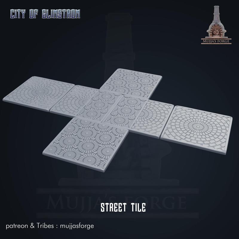 CITY OF GLIMSTROM - street tile