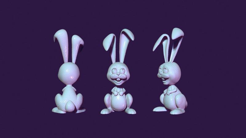 Cartoon rabbit toy
