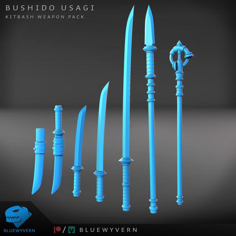 Bushido Usagi - Kitbash Weapon Pack A