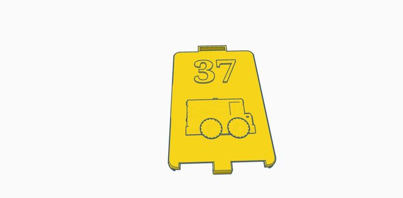 bus tag holder