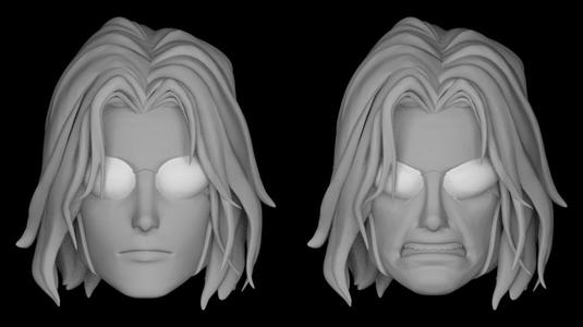 LONG HAIR INVINCIBLE HEAD SCULPT