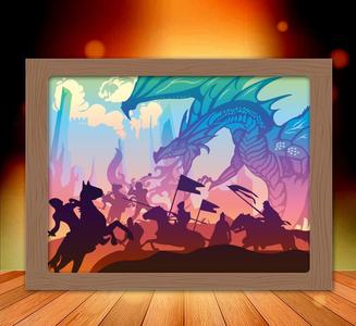 Dragon Attack light box