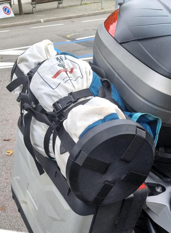 Compression end caps for tents, sleeping bags, sleeping pads | Kompressionsendkappen für Zelte, Schläfsäcke, Isomatten