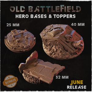 Hero Bases & Toppers - Old Battlefield