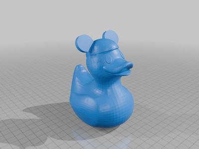 Disney Mickey Mouse Hat Rubber Duck