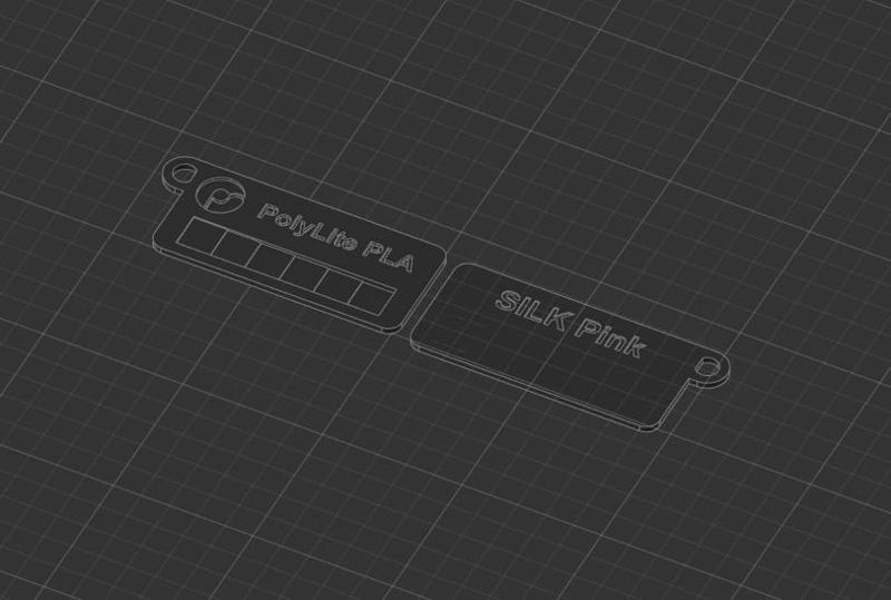 Etiqueta filamento Polymaker a 0.20 - Colorímetro - Filament Swatch