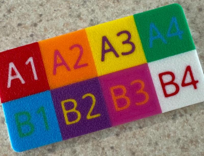 AMS 8 Color Test Chip