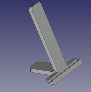Parametric Photo Stand (FreeCAD)
