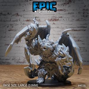 Winged Bear Druid Magic ‧ DnD Miniature ‧ Tabletop Miniatures ‧ Gaming Monster ‧ 3D Model ‧ RPG ‧ DnDminis ‧ STL FILE