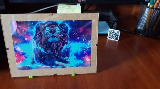 Clip frame stand (flat version)