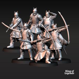 6x High Human Archer | High Humans | Fantasy | Ring of legends