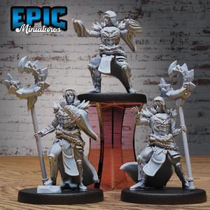 Guild Sorcerer Set ‧ DnD Miniature ‧ Tabletop Miniatures ‧ Gaming Monster ‧ 3D Model ‧ RPG ‧ DnDminis ‧ STL FILE