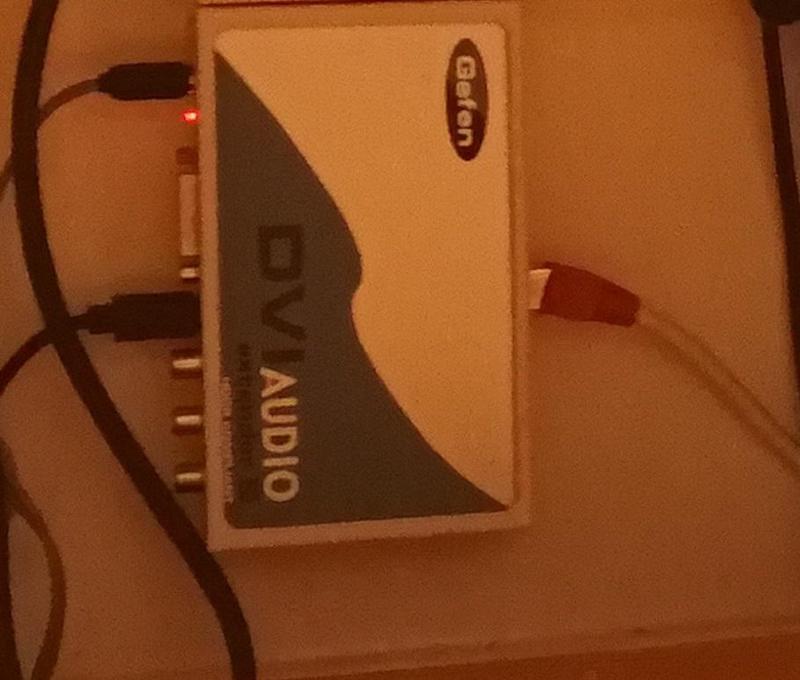 Gefen DVI audio wallmount