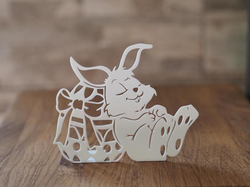 Sleeping bunny with egg