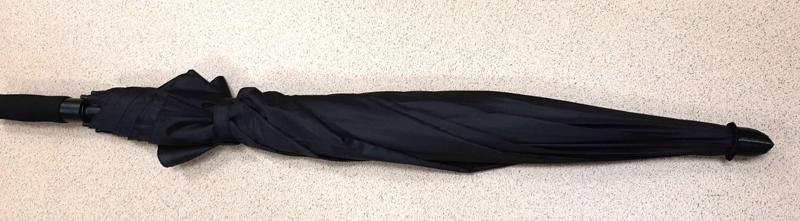 the tip of an umbrella