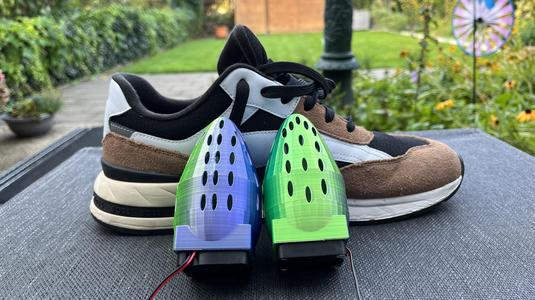 Mobile Schuhlüfter - Trockene Schuhe unterwegs. Mobile shoe dryer ->USB<-