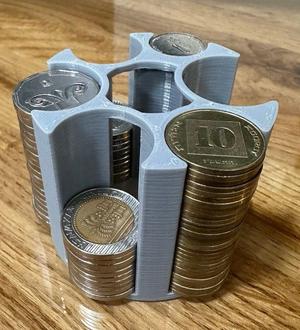 NIS (New Israeli Shekel) Coins Stand