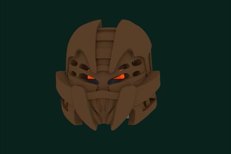 Mask Of Fear (Brotherhood) -Minirigby commission-