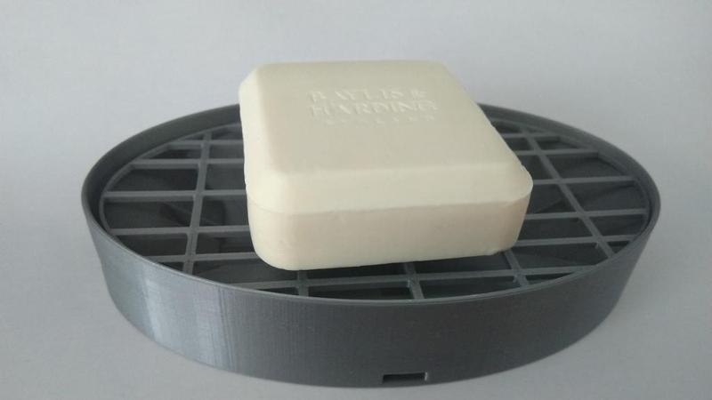 Oval Soap Dish With Drainage