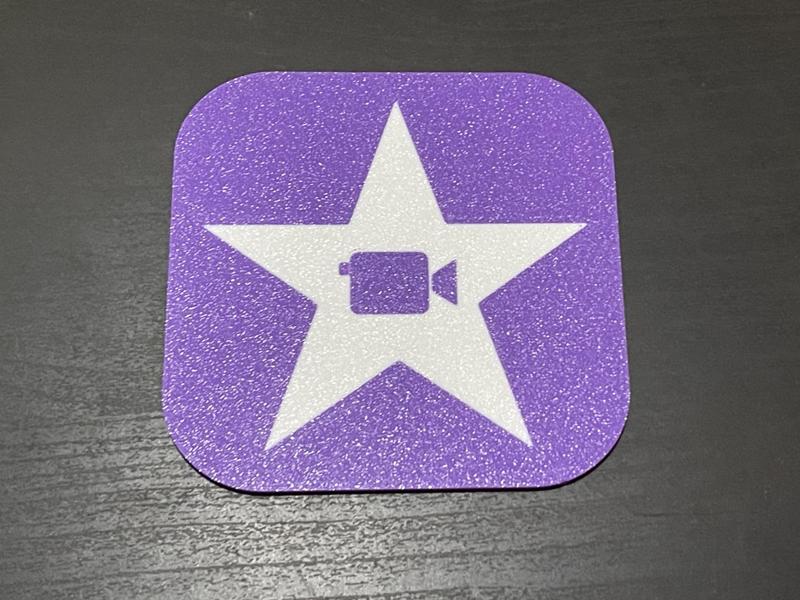 iMovie App Icon for iPhone Coaster