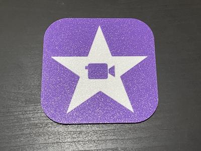 iMovie App Icon for iPhone Coaster