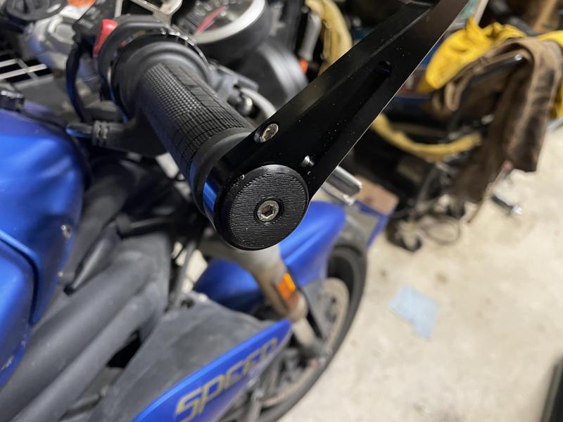 Bar End Mirror Adapter For Triumph Speed/Street Triple (updated design)