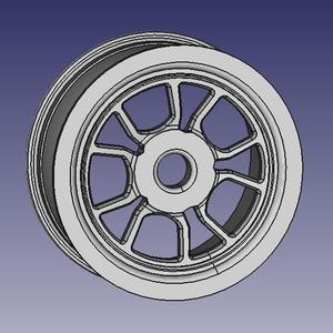 WHEEL RIM FOR SPORTCAR 3D MODEL