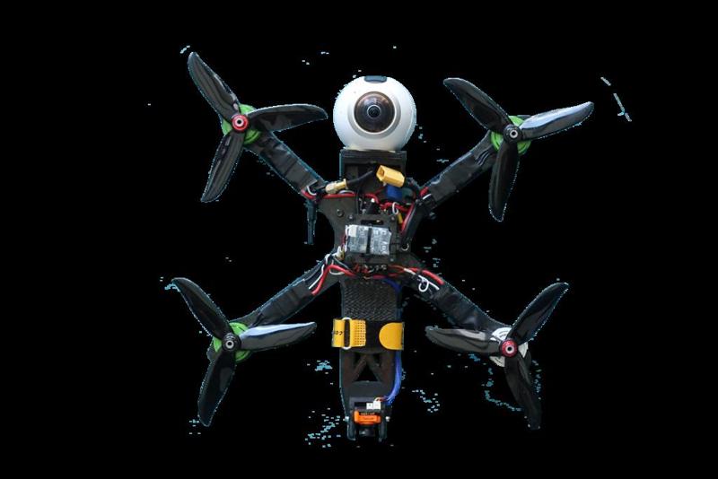 Invisible 360 FPV Drone - Gear 360 - Frame Parts
