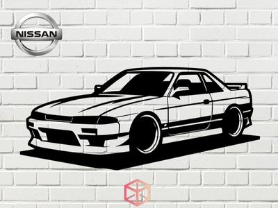 NISSAN SILVIA S13 - 2D wall #3