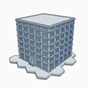 Gothic Building GHB121 With Hex Base