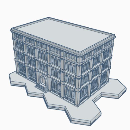 Gothic Building GHB110 With Hex Base