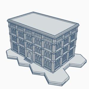 Gothic Building GHB110 With Hex Base