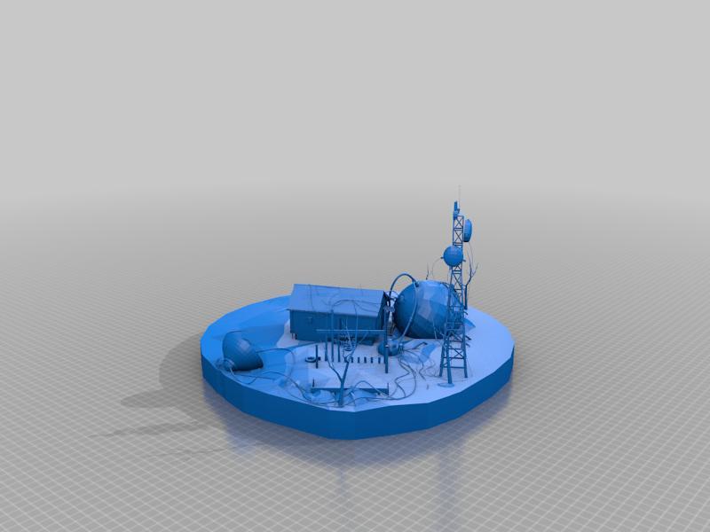 nuclear powered house - post-apoc - terrain