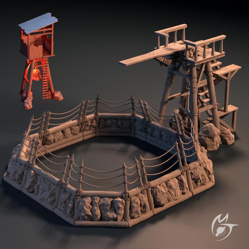 Guard Tower, Bell Tower and Pirate Executions