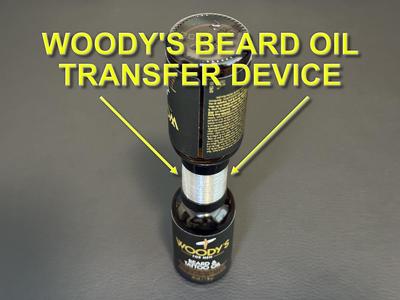 Woody's Beard Oil Transfer Device