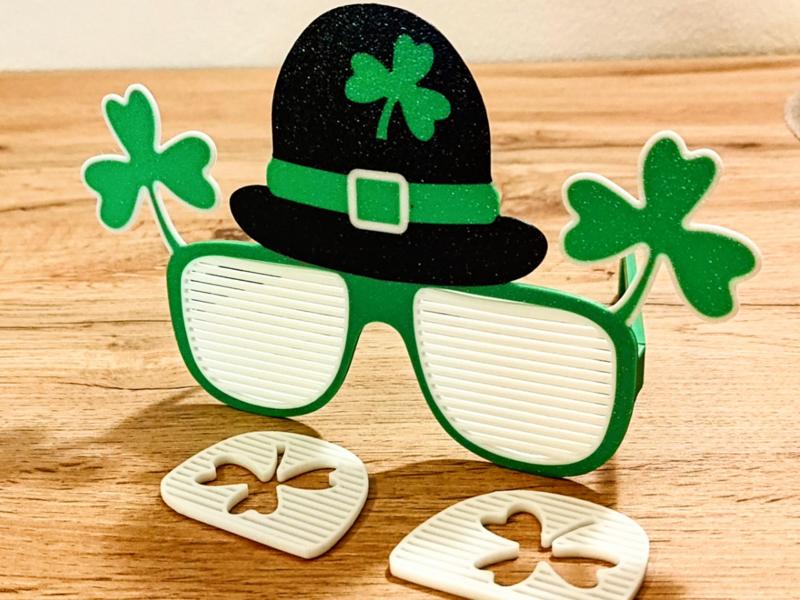 St. Patrick's glasses