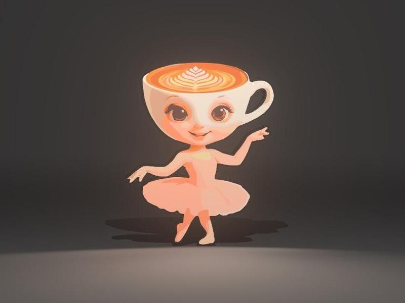 Lightbox Ballerina Capuchina brainrot meme italian