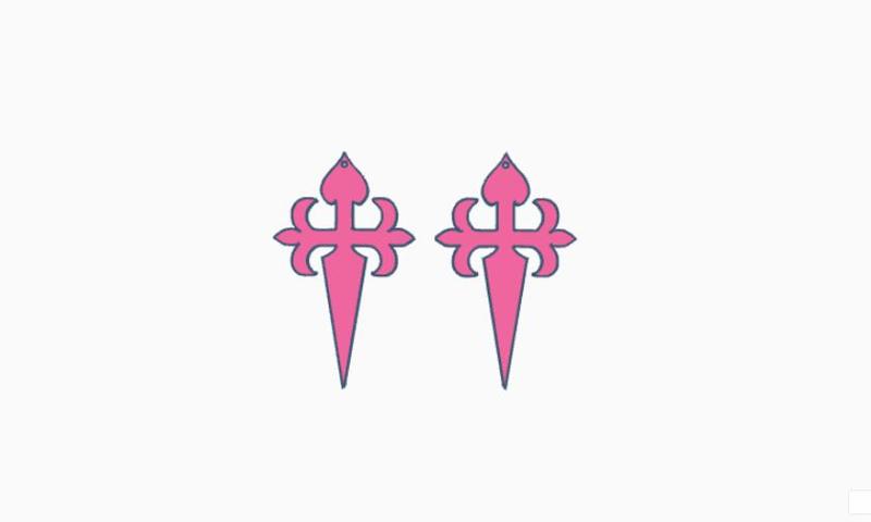earrings sword earrings accessories