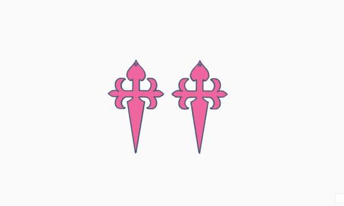 earrings sword earrings accessories